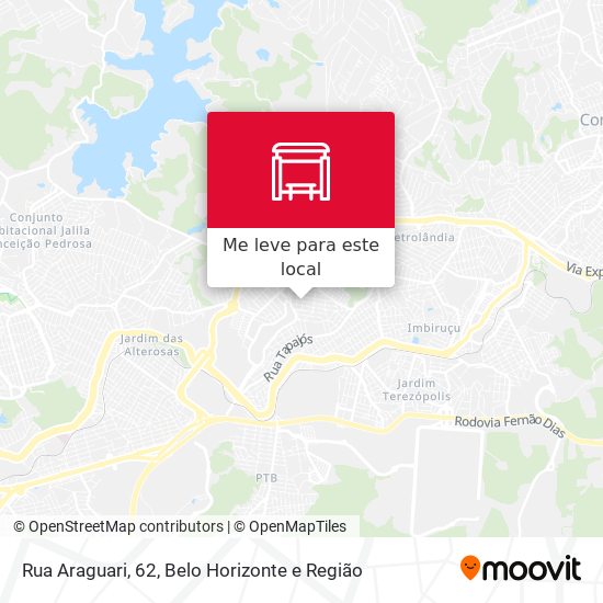 Rua Araguari, 62 mapa