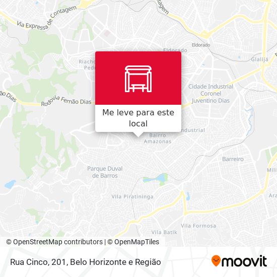 Rua Cinco, 201 mapa