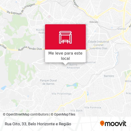 Rua Oito, 33 mapa