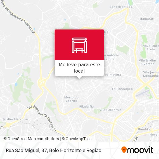 Rua São Miguel, 87 mapa