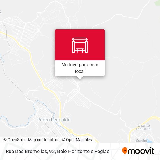 Rua Das Bromelias, 93 mapa