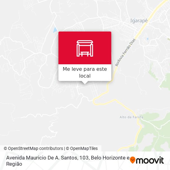 Avenida Mauricio De A. Santos, 103 mapa