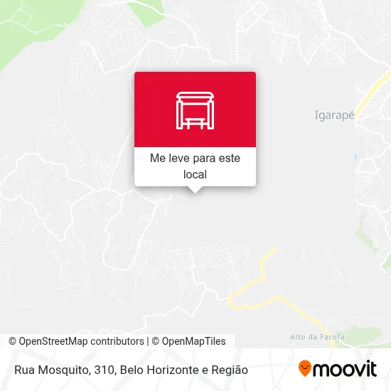 Rua Mosquito, 310 mapa