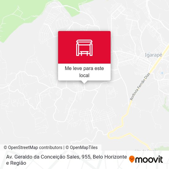 Av. Geraldo da Conceição Sales, 955 mapa