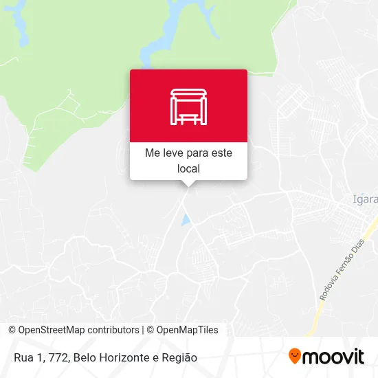 Rua 1, 772 mapa