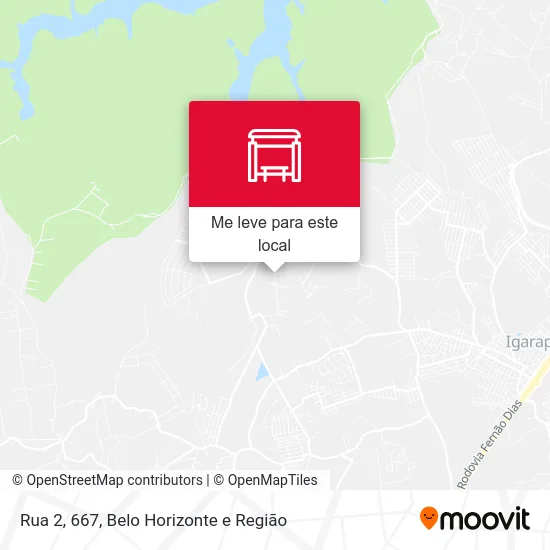 Rua 2, 667 mapa