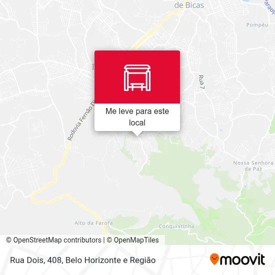 Rua Dois, 408 mapa