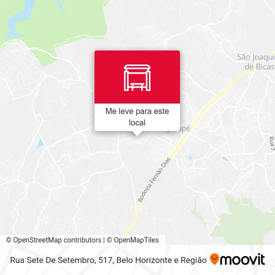 Rua Sete De Setembro, 517 mapa