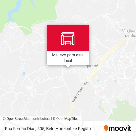 Rua Fernão Dias, 505 mapa