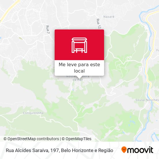 Rua Alcídes Saraíva, 197 mapa