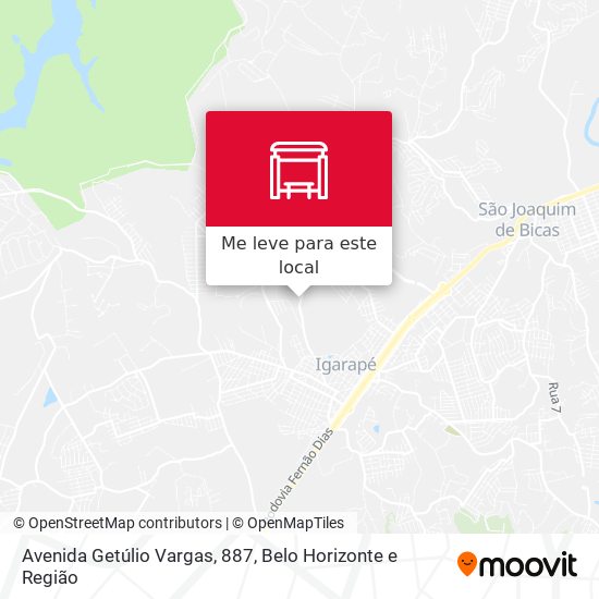 Avenida Getúlio Vargas, 887 mapa