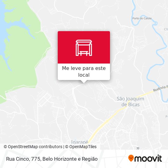 Rua Cinco, 775 mapa