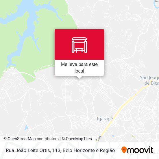 Rua João Leite Ortis, 113 mapa