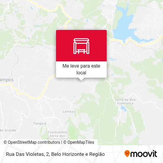 Rua Das Violetas, 2 mapa
