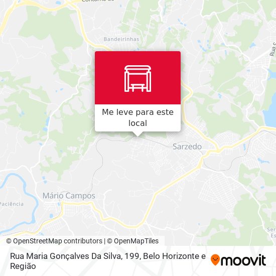 Rua Maria Gonçalves Da Silva, 199 mapa