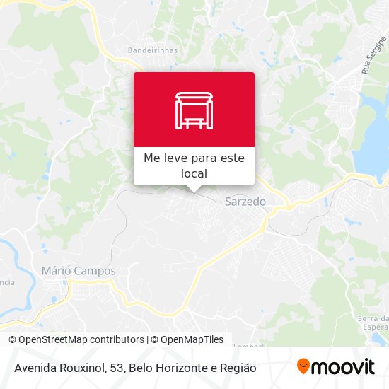 Avenida Rouxinol, 53 mapa