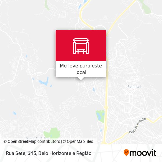 Rua Sete, 645 mapa