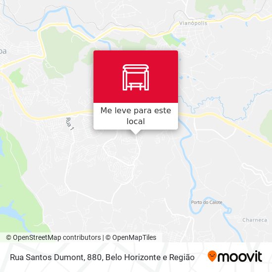 Rua Santos Dumont, 880 mapa
