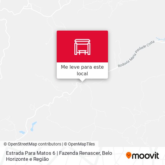 Estrada Para Matos 6 | Fazenda Renascer mapa