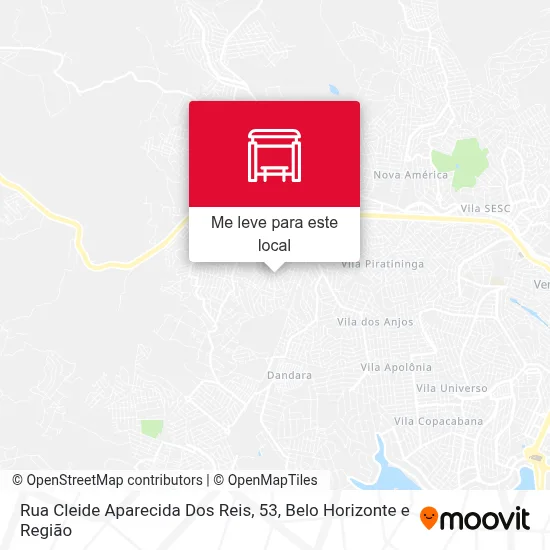 Rua Cleide Aparecida Dos Reis, 53 mapa