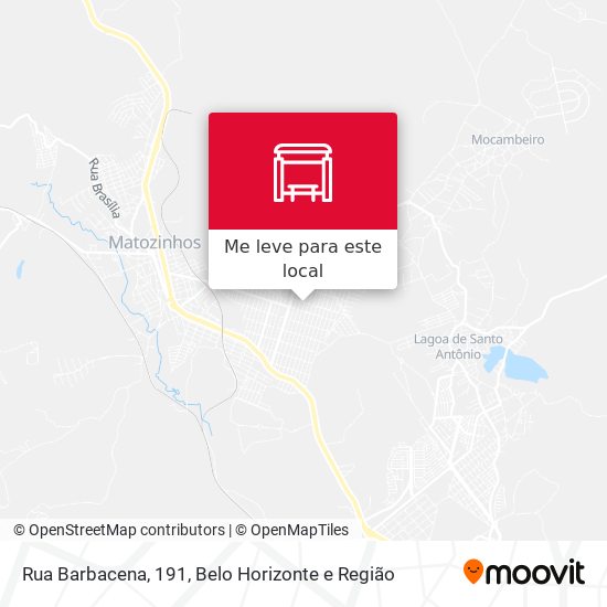 Rua Barbacena, 191 mapa
