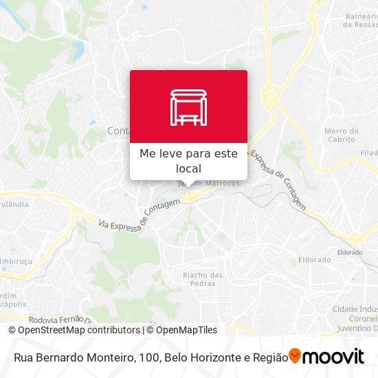 Rua Bernardo Monteiro, 100 mapa