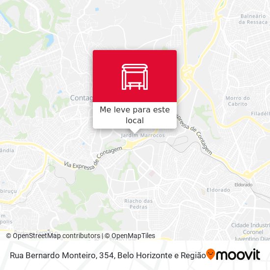 Rua Bernardo Monteiro, 354 mapa