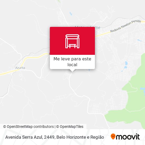Avenida Serra Azul, 2449 mapa