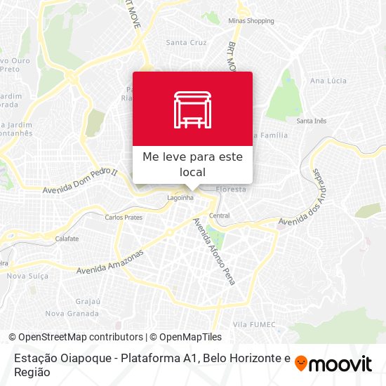 Estação Oiapoque - Plataforma A1 mapa