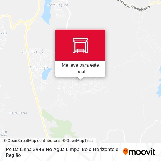 Pc Da Linha 3948 No Água Limpa mapa
