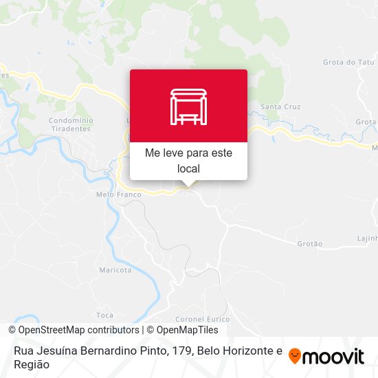 Rua Jesuína Bernardino Pinto, 179 mapa