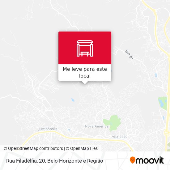 Rua Filadélfia, 20 mapa