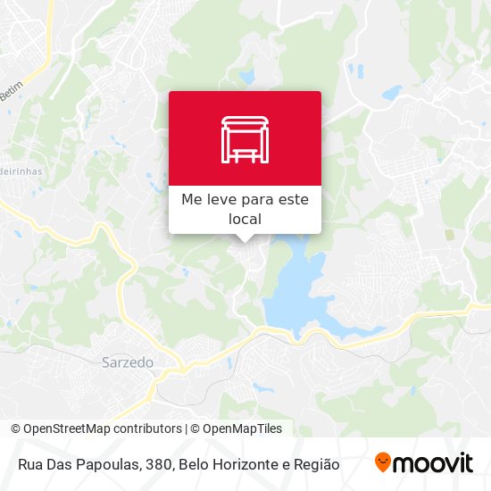 Rua Das Papoulas, 380 mapa