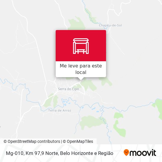 Mg-010, Km 97,9 Norte mapa