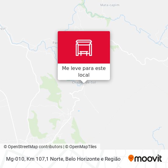 Mg-010, Km 107,1 Norte mapa