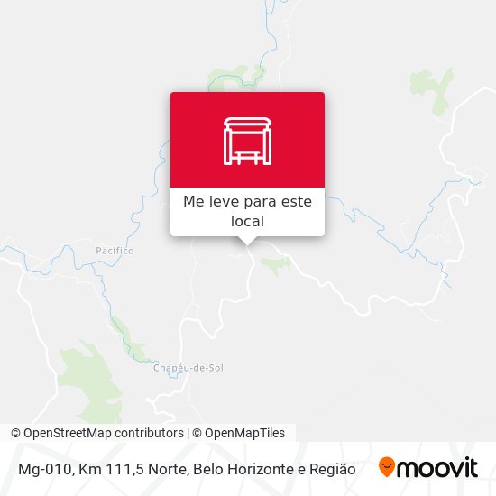 Mg-010, Km 111,5 Norte mapa