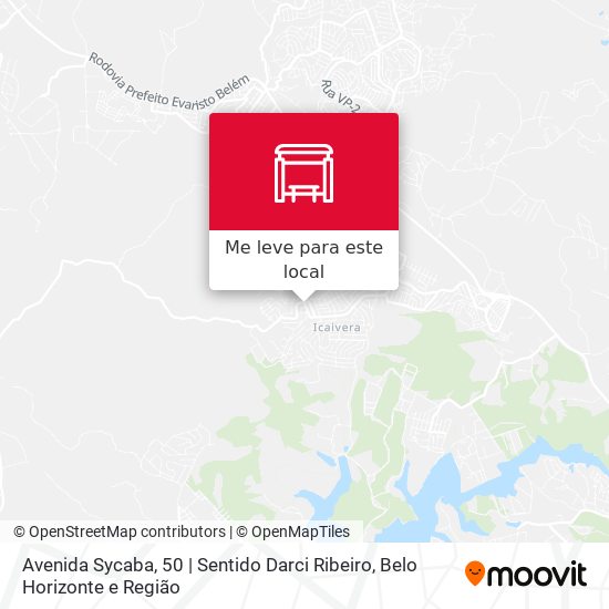 Avenida Sycaba, 50 | Sentido Darci Ribeiro mapa