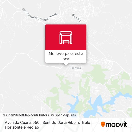 Avenida Cuara, 560 | Sentido Darci Ribeiro mapa