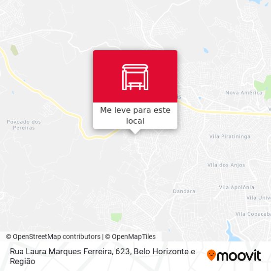 Rua Laura Marques Ferreira, 623 mapa