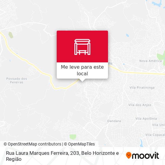 Rua Laura Marques Ferreira, 203 mapa