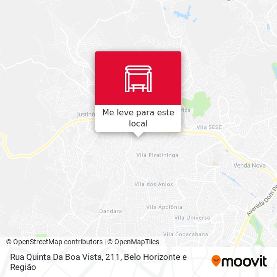 Rua Quinta Da Boa Vista, 211 mapa