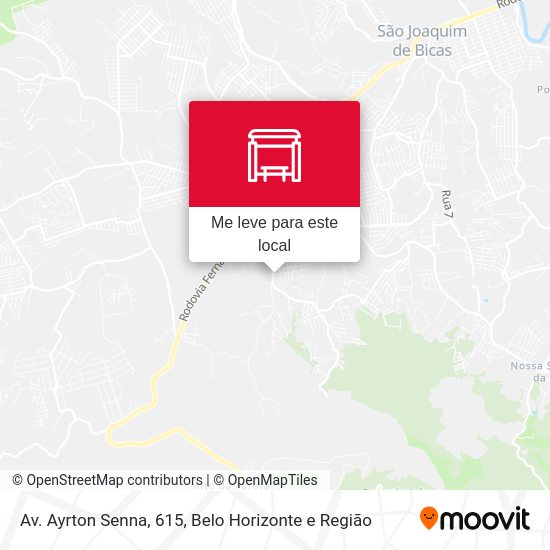 Av. Ayrton Senna, 615 mapa