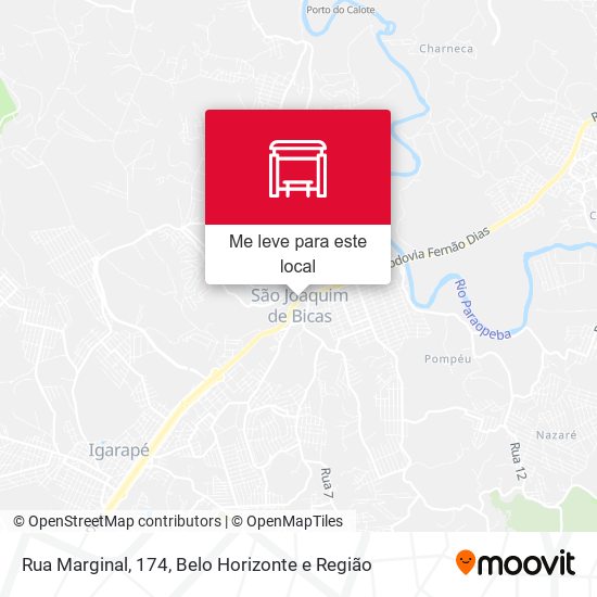 Rua Marginal, 174 mapa