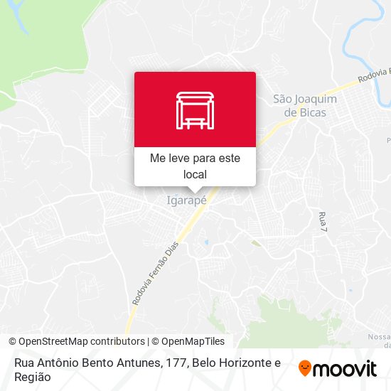 Rua Antônio Bento Antunes, 177 mapa