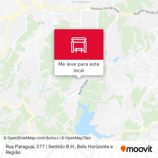 Rua Paraguai, 377 | Sentido B.H. mapa