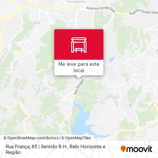 Rua França, 85 | Sentido B.H. mapa