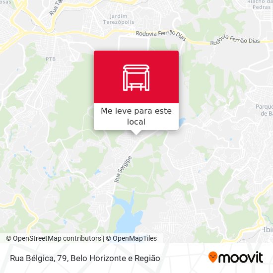 Rua Bélgica, 79 mapa