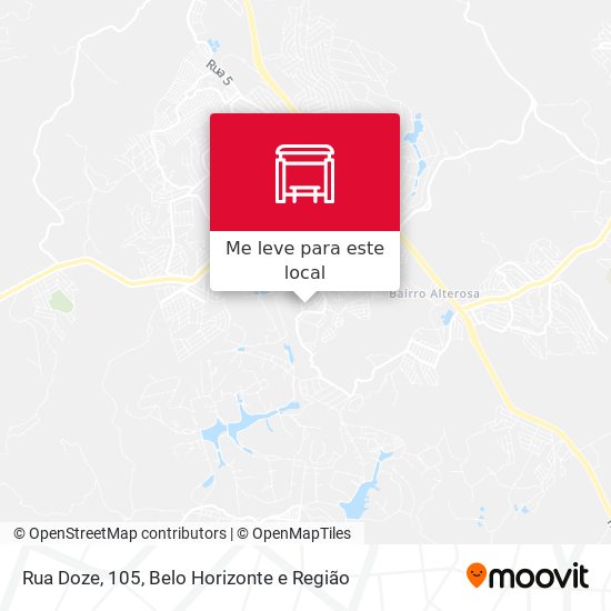 Rua Doze, 105 mapa