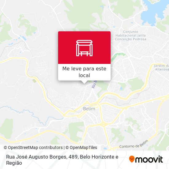 Rua José Augusto Borges, 489 mapa