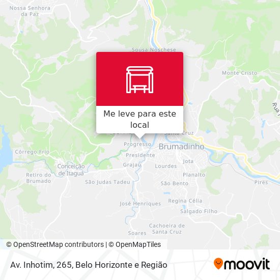 Av. Inhotim, 265 mapa